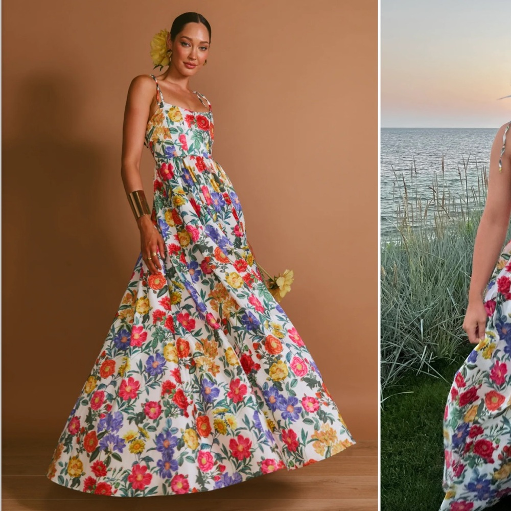 Show Me Your MuMu Multicolor Floral Maxi Dress - Juliet Dress